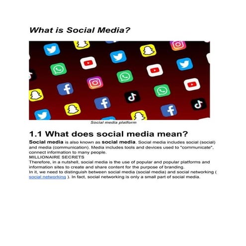 Role of Social Media in stimulating Demand | PPTX