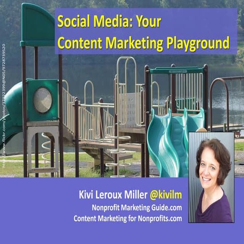 Social Media: Your Content Marketing Playground