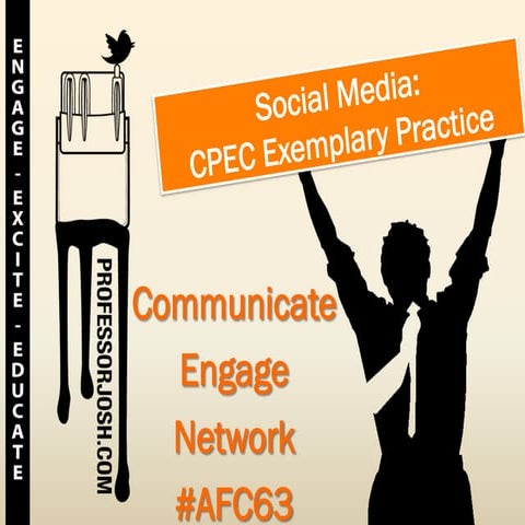 Social Media CPEC Exemplary Practice #AFC63