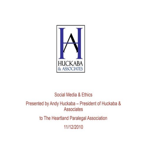 Social media ethics