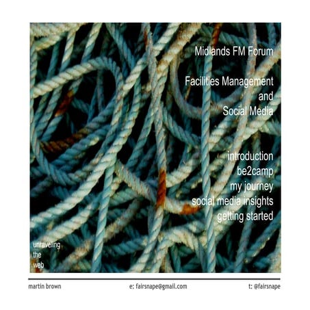 Social Media for Midlands FM Forum