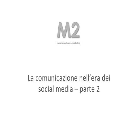 Social media   part 2