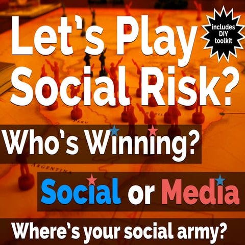 Social Media. Who's Your Army?  The Game of Risk. Visualize Your Social Conte...