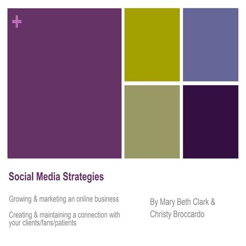 Social Media Strategies