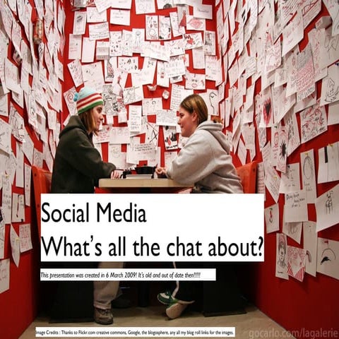 Social media   what's all the chat about ? by jez jowett 2009