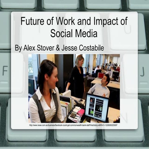 Negative effects of using social media in the workplace | PPTX