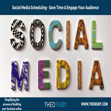 Social Media Scheduling - Save Time & Engage Your Audience 