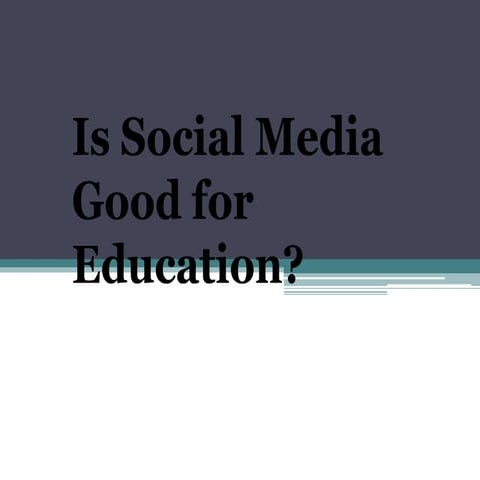 Social Media in Education Exploring Its Impact on Student Life and ...