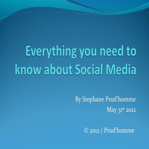 Social media 101 (English)