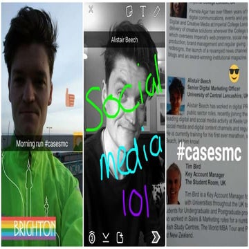 Social Media 101  The New Players #casesmc