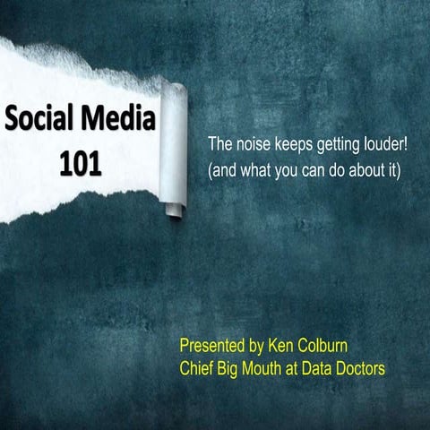 Ken Colburn's Social media 101 workshop
