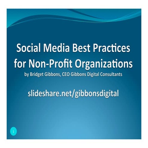 Social Media 101 for Nonprofits