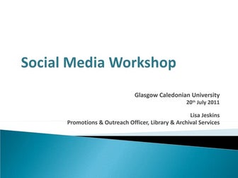 Social Media Workshop
