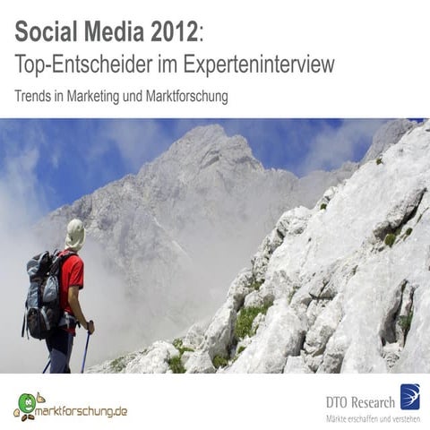 Social media 2012   trends in marketing und marktforschung
