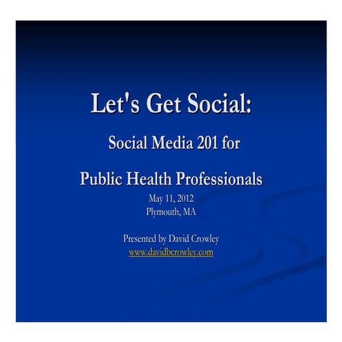 Social Media 201 Slides