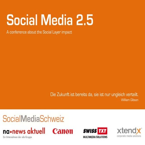 Social Media 2.5 Conference | Maturity Model: Reifegrade von Unternehmen in Social Media