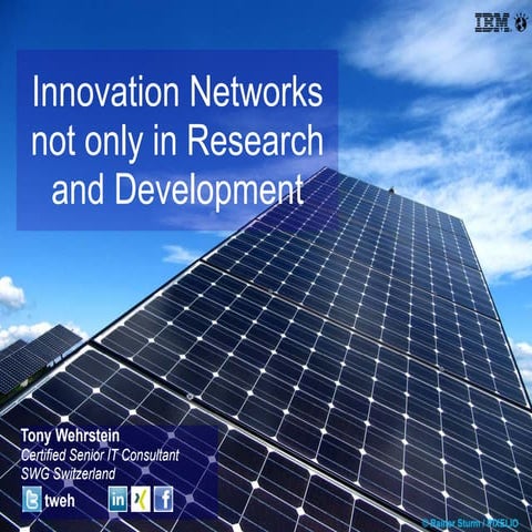 Social Media 2.5 Conference | Research & Development: Innovationsnetzwerke al...