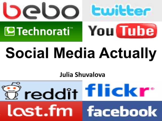 Social Media Actually   BBC Presentation