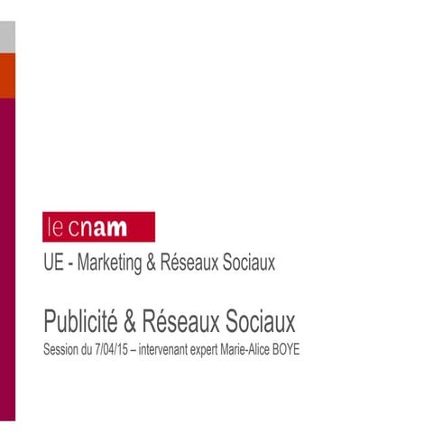 Publicité Facebook Médias Sociaux 