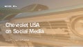 Social Media Analysis - Chevrolet (USA) Aug - Sept 2016
