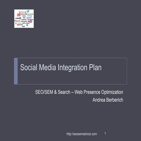 Social Media Analysis & Strategy - revised 1-14-14