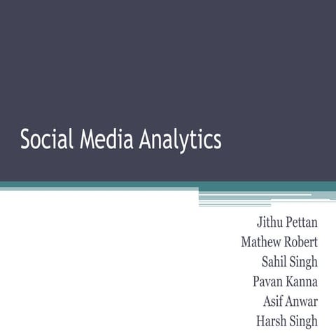 Social Media Analytics PPT