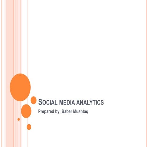 Social media analytics
