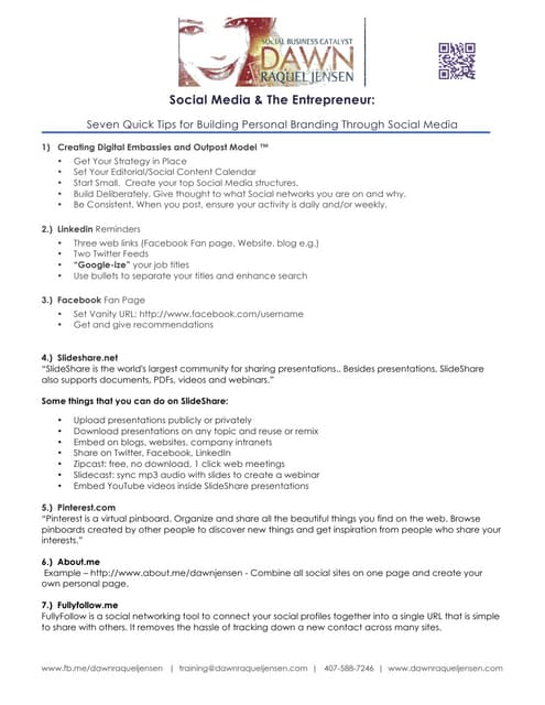Social Media and Branding