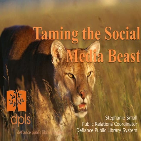 Taming the Social Media Beast