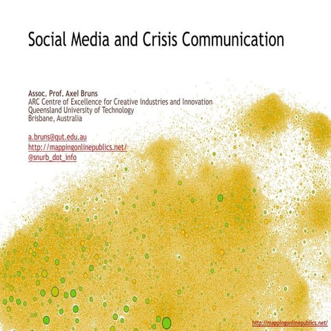 Social Media and Crisis Communication
