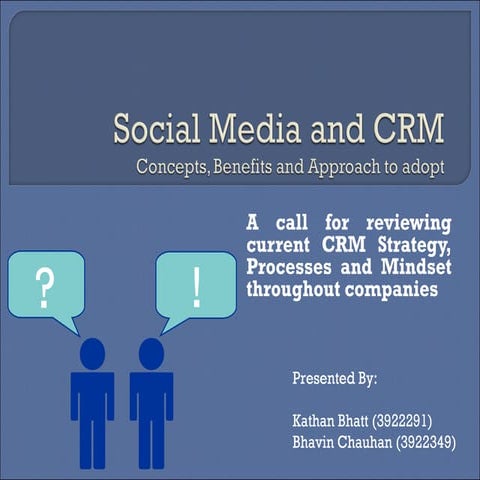 Social Media and CRM