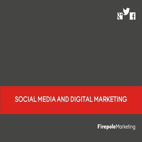 Social media and digital marketing