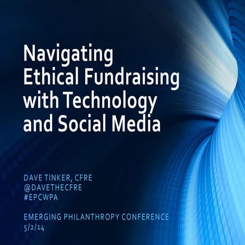 Social Media and Ethics in Fundraising
