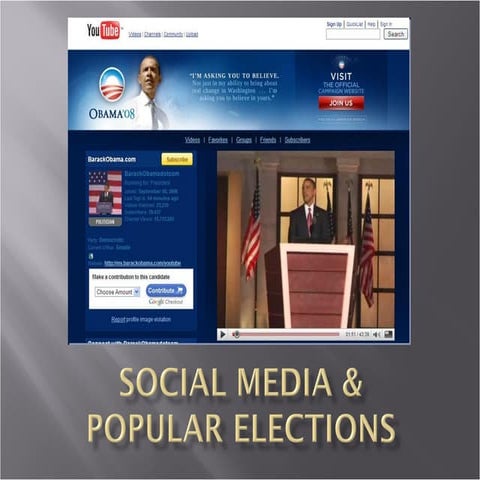 Social Media And Popular Elections