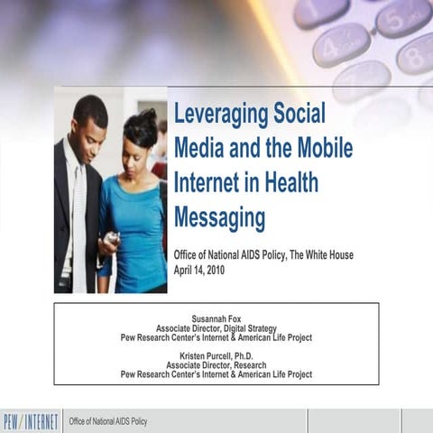 Social media and health for Office of National AIDS Policy