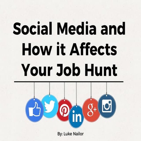 Social media and how it affects your job hunt