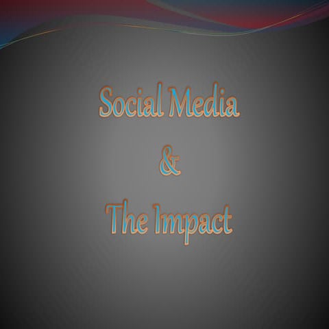 Social media and impact on economy and society