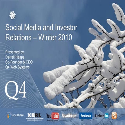 NIRI Capital Social Media and Investor Relations - January 6, 2010