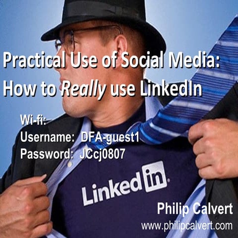 Social Media and LinkedIn for IFAs and Financial Planners - Full-day workshop...