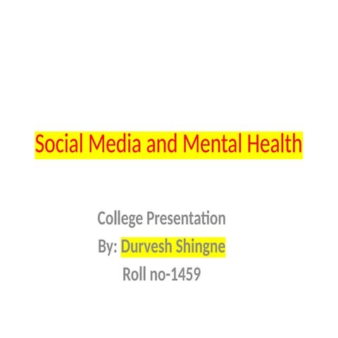 impact of social media on mental health.pptx