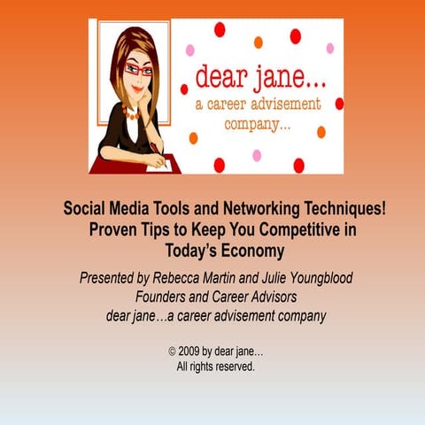 Social Media And Networking 2009