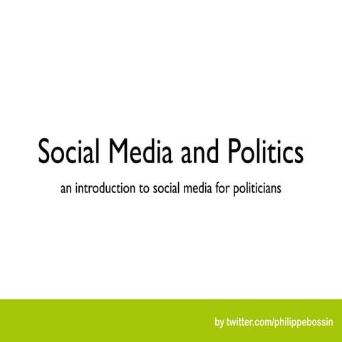 Social Media And Politics
