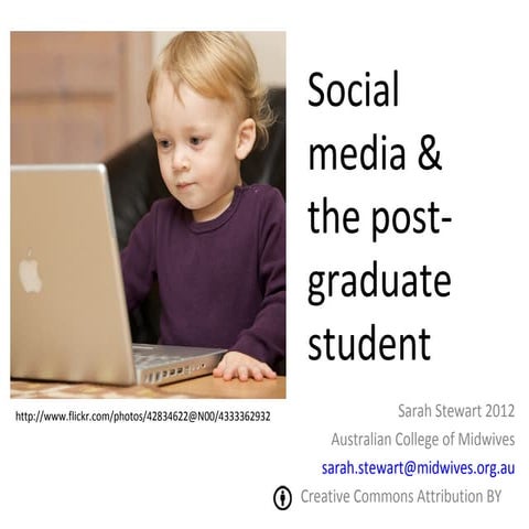 Social media and post graduate education
