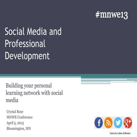 Social media and professional development