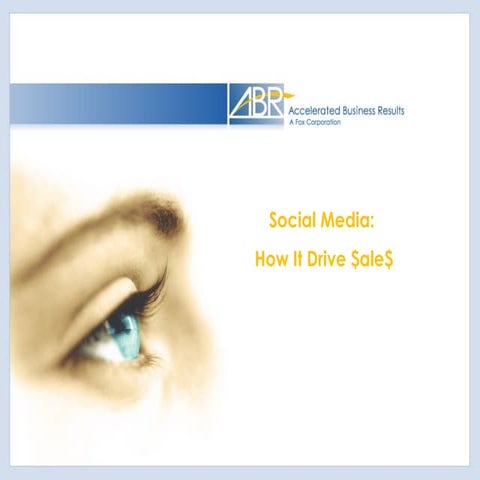Social Media and Sales