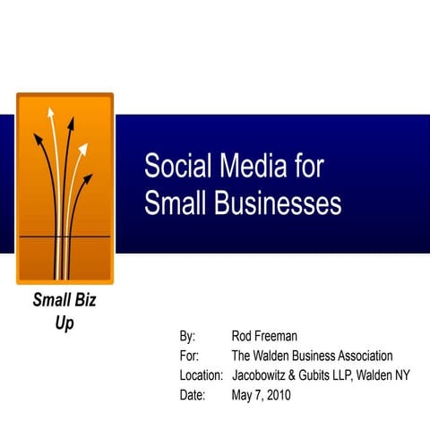 Social media and small business