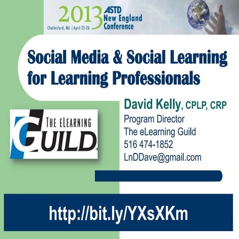 Social Media and Social Learning for Learning Professionals