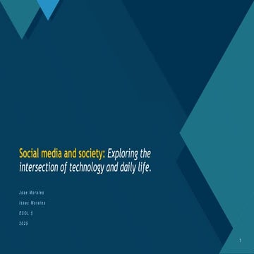 Social media and society: Exploring the intersection of technology and ...