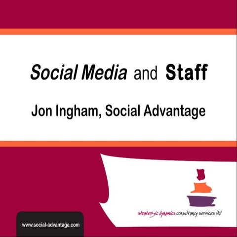 Social media and staff