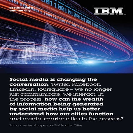 Social Media And The City